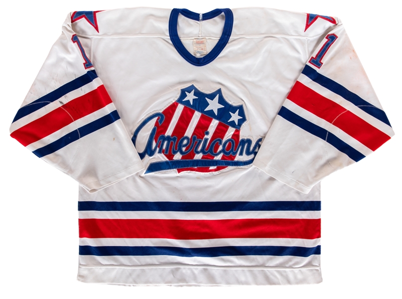 Darcy Wakaluks Circa 1988 AHL Rochester Americans Game-Worn Jersey - Nice Game Wear!