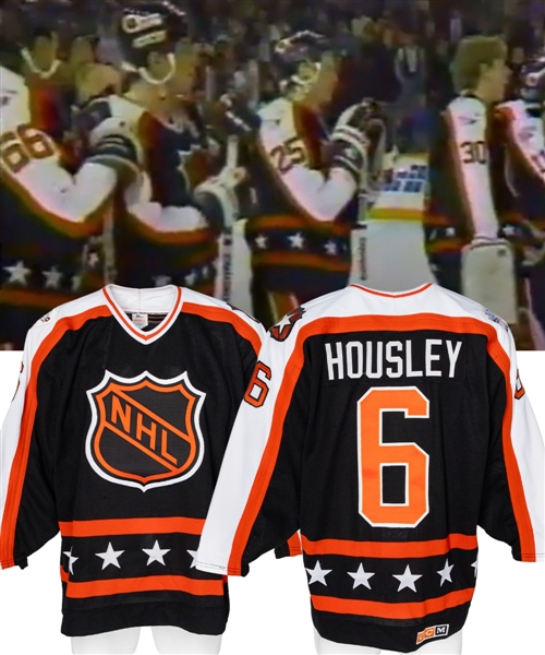 Phil Housleys 1989 NHL All-Star Game Wales Conference Game-Worn Jersey - 40th NHL All-Star Game Patch!