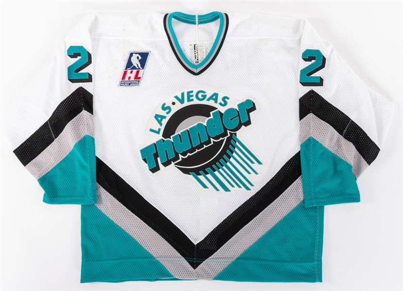 Wes McCauleys 1993-94 IHL Las Vegas Thunder Game-Worn Jersey