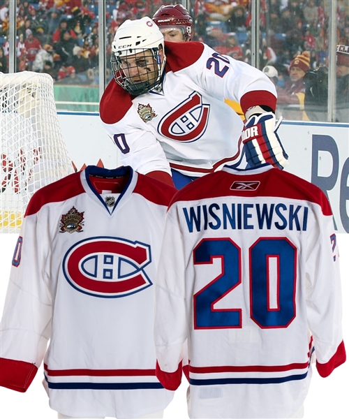 James Wisniewskis 2011 Heritage Classic Montreal Canadiens Game-Worn Second Period Jersey with MeiGray LOA - 