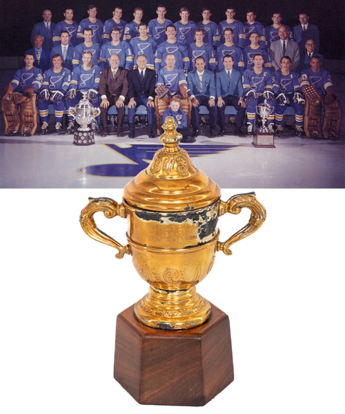 Ron Andersons 1969-70 St. Louis Blues Clarence Campbell Bowl Trophy (11")