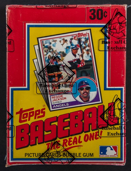 1983 Topps Baseball Wax Box (36 Unopened Packs) - BBCE Certified (From Sealed Case) - Ryne Sandberg, Tony Gwynn and Wade Boggs Rookie Card Year!