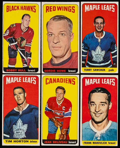 1964-65 Topps Hockey Tall Boys Complete Mid-Grade 110-Card Set 