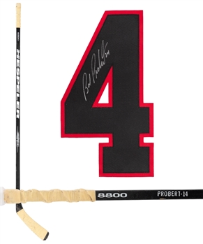 Bob Proberts Late-1990s/Early-2000s Chicago Black Hawks Hespeler 8800 Game-Used Stick