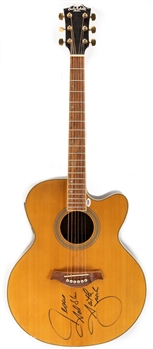 Garth Brooks Signed Carlo Robelli Acoustic Guitar from the Personal Collection of Carey Price with Classic Auctions LOA