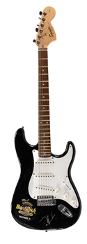 Fender Squier Strat Guitar Signed by Tim McGraw from the Personal Collection of Carey Price with Classic Auctions LOA