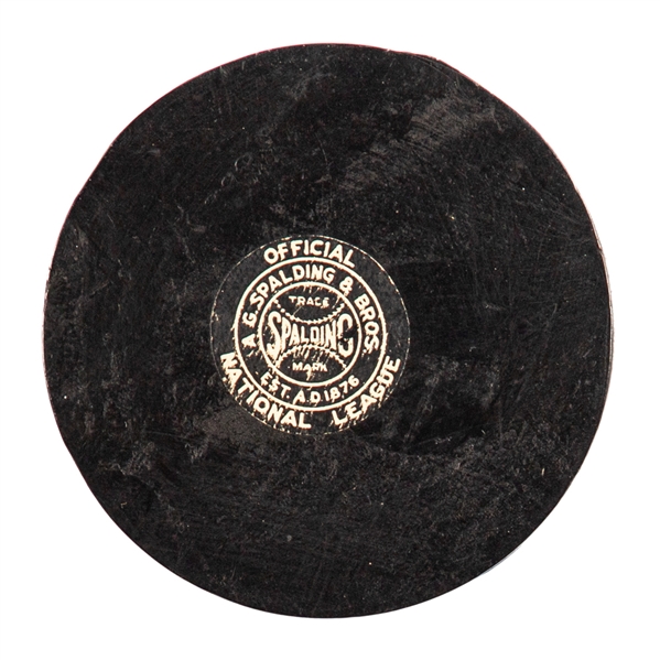 Vintage 1930s Spalding Official NHL Game Puck