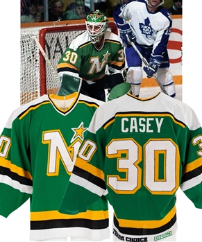 Jon Caseys 1988-89 Minnesota North Stars Game-Worn Jersey with LOA