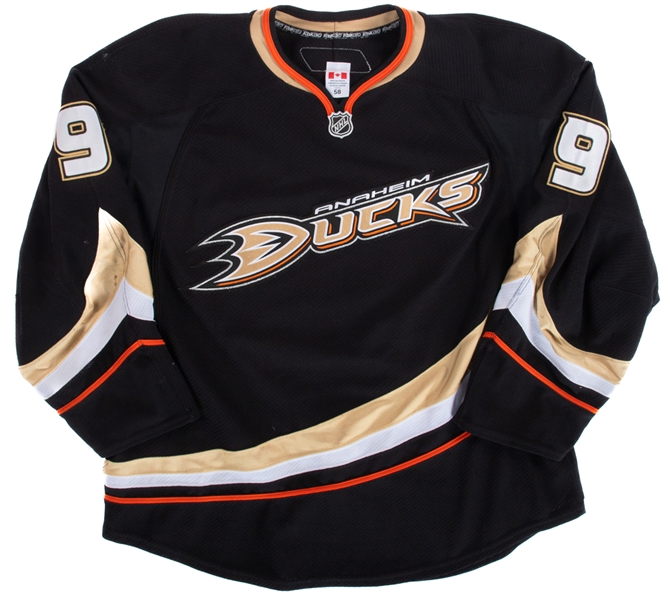 Bobby Ryans 2010-11 Anaheim Ducks Game-Worn Jersey with LOA - Photo-Matched! - Team Repairs! - 200th NHL Point! 