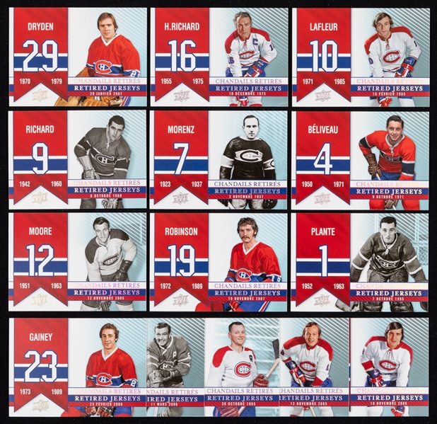 2008-09 Upper Deck Montreal Canadiens Centennial Complete 300-Card Set