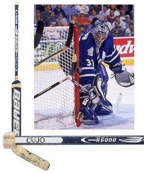 Curtis Josephs Late-1990s Toronto Maple Leafs Bauer Reactor R6000 Game-Used Stick 