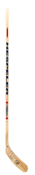 Wayne Gretzky Signed New York Rangers Hespeler Model Stick with UDA COA - Won in McDonalds Contest