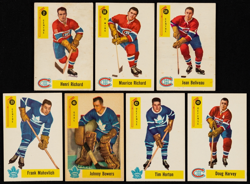 1958-59 Parkhurst Hockey Complete 50-Card Set