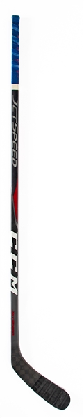 Eeli Tolvanens 2018 Winter Olympic Games Team Finland Pre-Tournament Game-Used CCM JetSpeed Stick with LOA