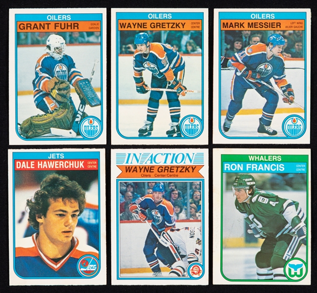 1982-83, 1983-84 and 1984-85 O-Pee-Chee Hockey Complete 396-Card Sets 