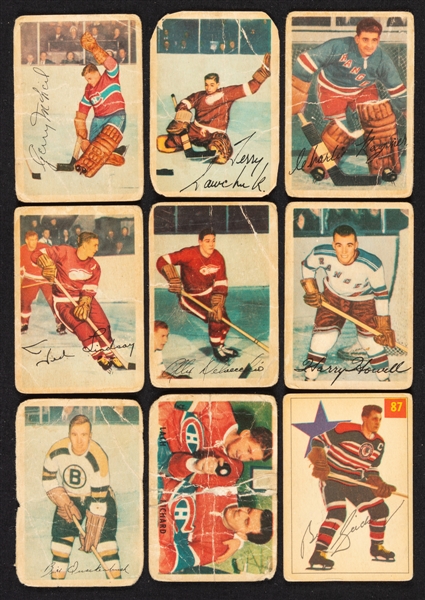 1953-54 to 1961-62 Parkhurst Hockey Cards (125) Including 1955-56 Parkhurst Starter Set (60/79)