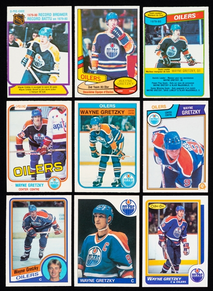 1980-81 to 1986-87 O-Pee-Chee Hockey Cards of HOFer Wayne Gretzky (44)