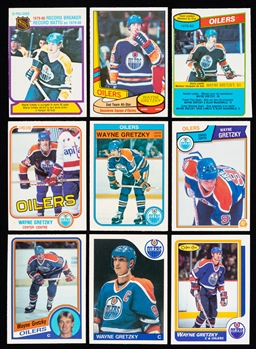 1980-81 to 1986-87 O-Pee-Chee Hockey Cards of HOFer Wayne Gretzky (44)