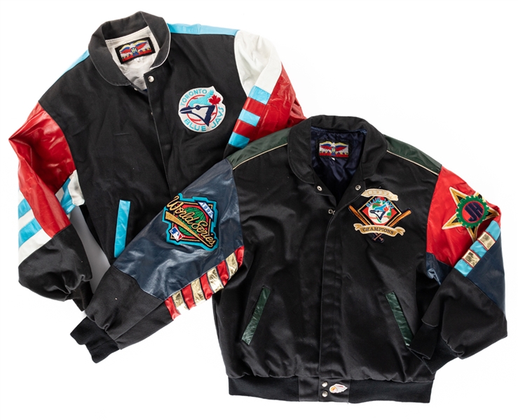 Toronto Blue Jays Jeff Hamilton Leather Jackets (2) Including 1992 World Series Champions