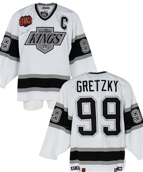 Wayne Gretzky Signed Los Angeles Kings "802 Goals" Limited-Edition Jersey #509/1000 with UDA COA Plus UD Gretzky Limited-Edition "802" Goals Card 