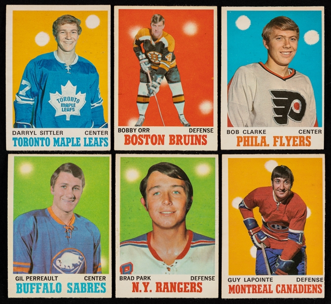 1970-71 O-Pee-Chee Hockey Complete 264-Card Set