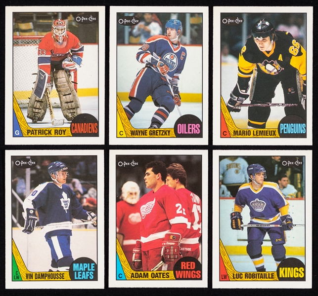 1987-88 and 1988-89 O-Pee-Chee Hockey Complete 264-Card Sets