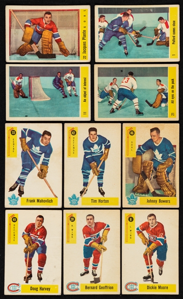 1958-59 Parkhurst Hockey Near Complete Card Set (41/50) and 1960-61 Parkhurst Hockey Near Complete Card Set (46/61)