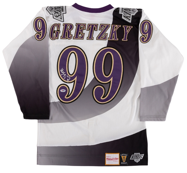 Wayne Gretzky Signed Los Angeles Kings "Burger King" Captains Jersey with PSA/DNA LOA