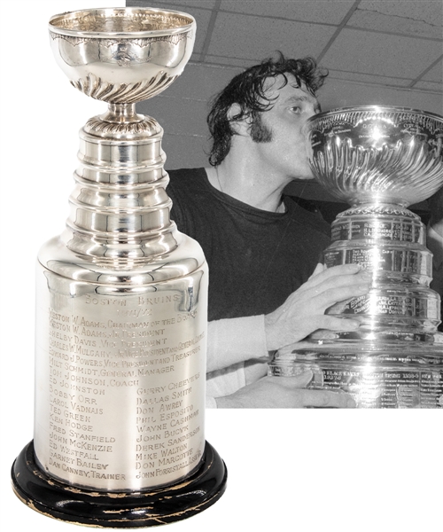 Phil Espositos 1971-72 Boston Bruins Stanley Cup Championship Trophy from His Personal Collection with His Signed LOA (13")