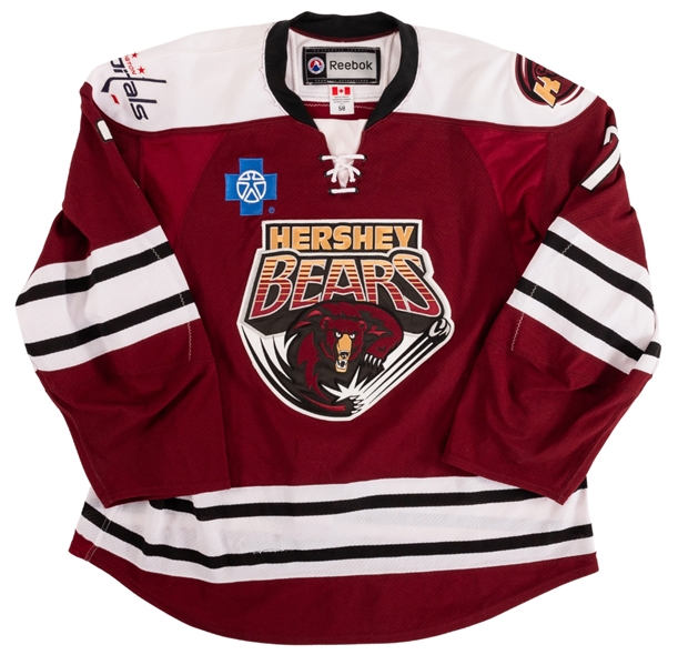 Sheldon Sourays 2010-11 AHL Hershey Bears Game-Worn Jersey 