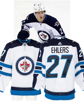 Nikolaj Ehlers’ 2018-19 Winnipeg Jets Game-Worn Jersey with Team LOA