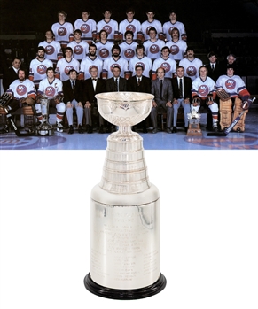 Mike McEwens 1981-82 New York Islanders Stanley Cup Championship Trophy with Original Box (13")