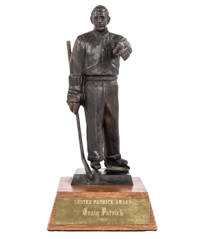 Craig Patricks 2000 Lester Patrick Award Trophy (11")