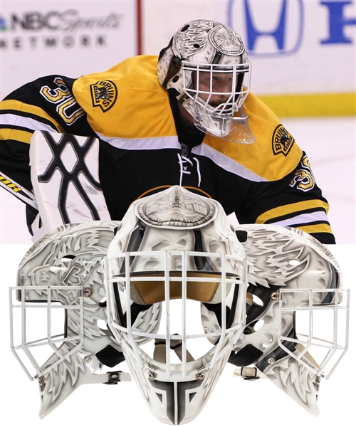 Tim Thomas 2011-12 Boston Bruins Game-Worn Goalie Mask by Sportmask from His Personal Collection with His Signed LOA - Painted by Steve Nash of EyeCandyAir! - Photo-Matched to 2012 Playoffs!