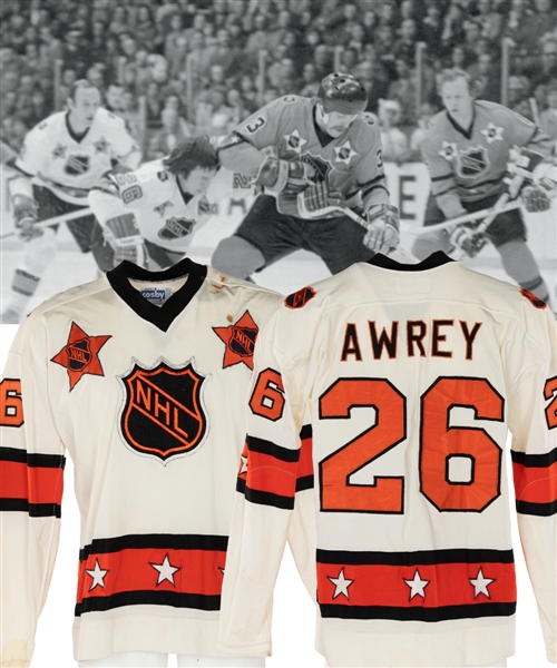 Don Awreys 1974 NHL All-Star Game West Division All-Stars Game-Worn Jersey 