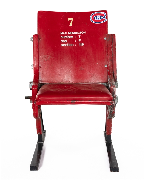 Montreal Forum #7 Red Single Seat