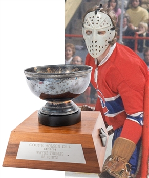 Wayne Thomas 1973-74 Montreal Canadiens Molson Cup Trophy (10”)