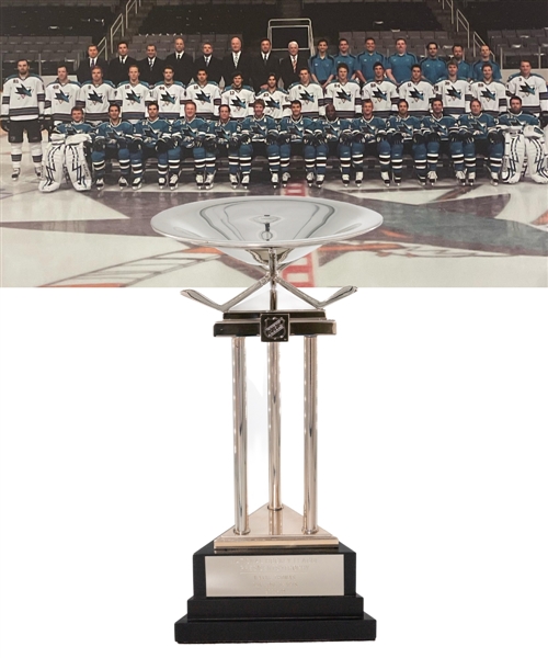 Wayne Thomas 2008-09 San Jose Sharks Presidents Trophy (15")