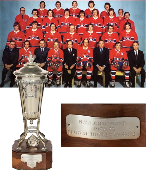 Wayne Thomas 1972-73 Montreal Canadiens Prince of Wales Championship Trophy (13")