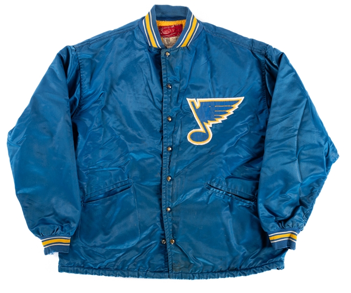 Circa-1970 St Louis Blues Rawlings Satin Team Jacket 