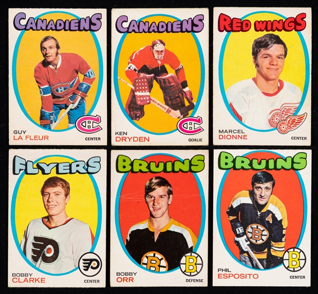 1971-72 O-Pee-Chee Hockey Complete 264-Card Set