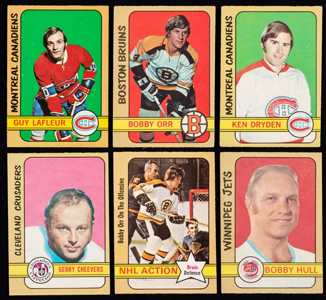 1972-73 O-Pee-Chee Hockey Complete 341-Card Set