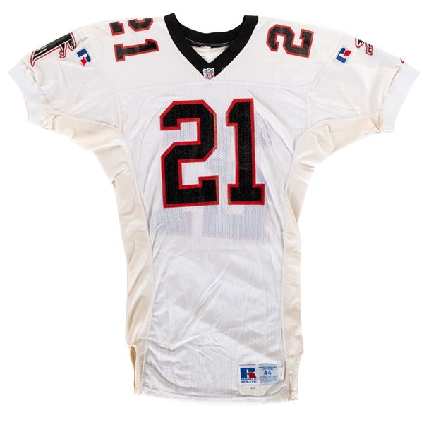 Eric Metcalfs 1995 Atlanta Falcons Game-Worn Jersey 