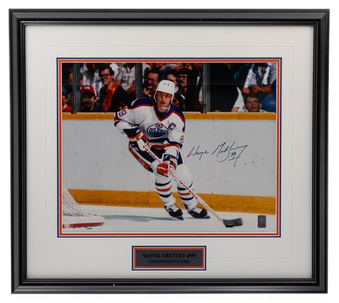 Wayne Gretzky Signed Edmonton Oilers "In His Office" Limited-Edition Framed Photo #69/299 with WGA COA (26" x 29")