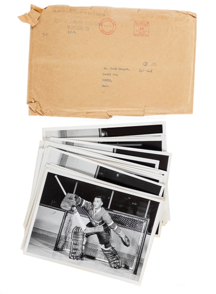 Montreal Canadiens 1961-62 Team-Issued David Bier Photo Set (20) with Original Envelope 