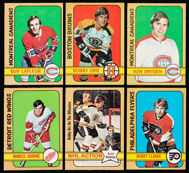 1972-73 O-Pee-Chee Hockey Near Complete Card Set (325/341)