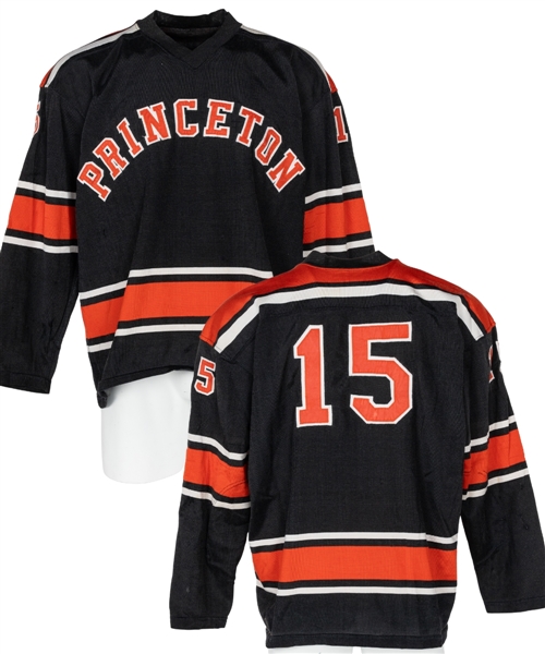 Vintage Mid-to-Late-1960s/Early-1970s NCAA Princeton Tigers #15 Game-Worn Durene Jersey