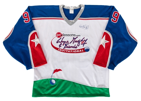 Wayne Gretzky Signed "Wayne Gretzky & Friends" Invitational Golf Tournament Jersey with JSA Auction LOA