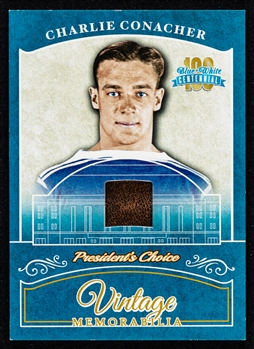 2016-17 Presidents Choice Blue and White Centennial Vintage Memorabilia Hockey Card #VM-9 HOFer Charlie Conacher