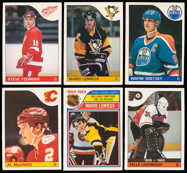 1985-86 and 1986-87 (2) O-Pee-Chee Near Complete and Complete Hockey Cards Sets (3 Sets Total)